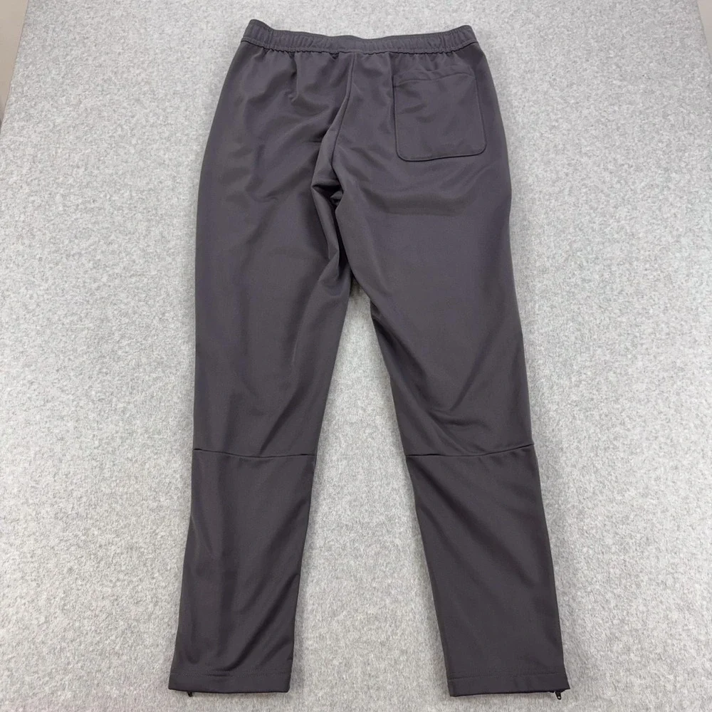 Adidas Tricot Track Pants Mens Large Gray Athletic Gym Running Joggers KD3637